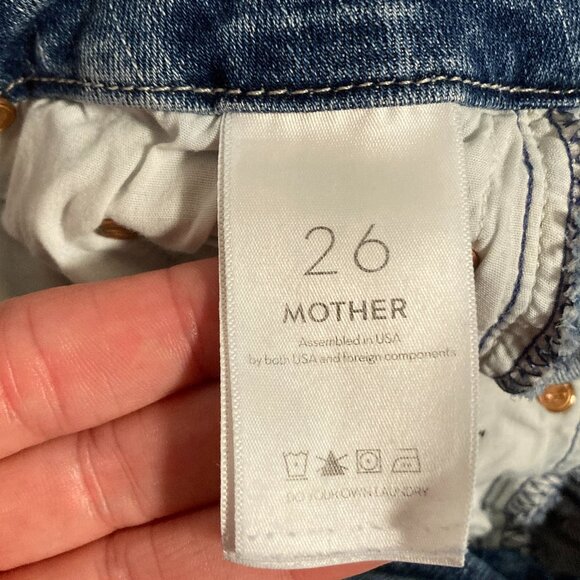 MOTHER The Looker Ankle Jean We the Animals Wash Size 26 - Picture 8 of 10